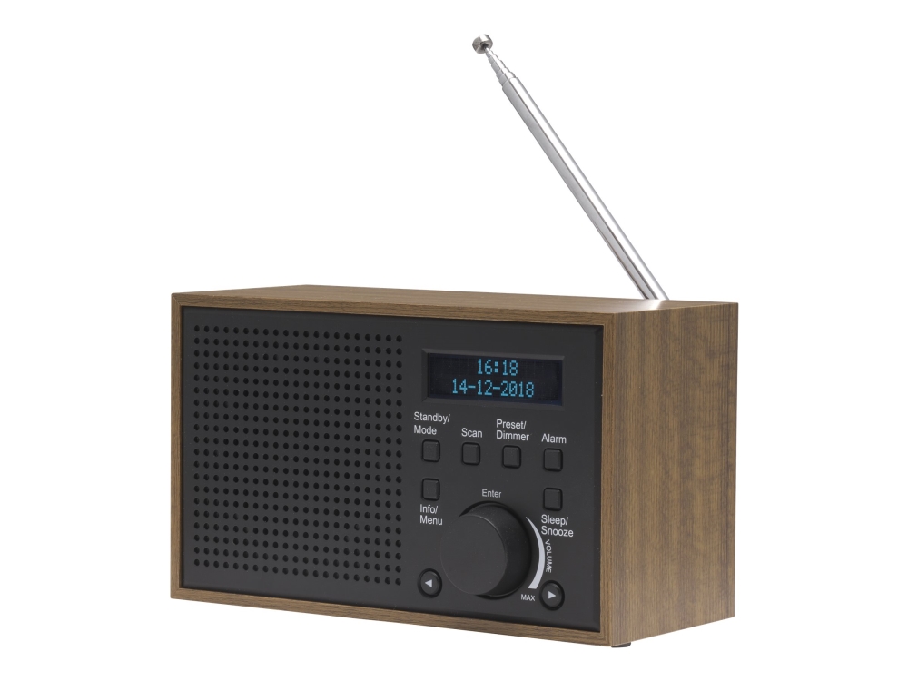 Denver DAB-46 DAB+ FM radio mörkgrå
