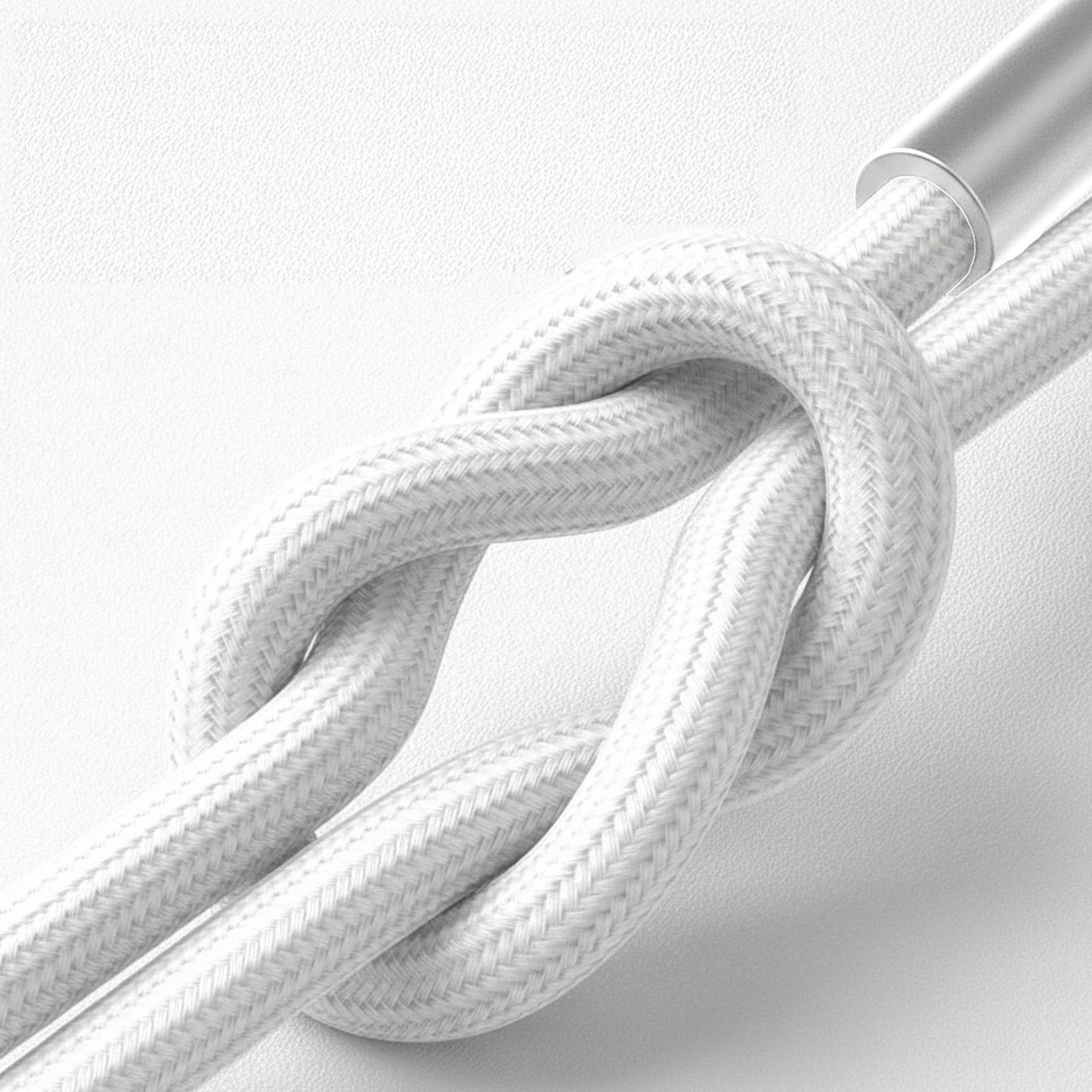 3mk Hyper Cable N-SERIES USB-A / Lightning 1 m QC 3.0 5 V/2,4 A 12 W – vit, bild 3