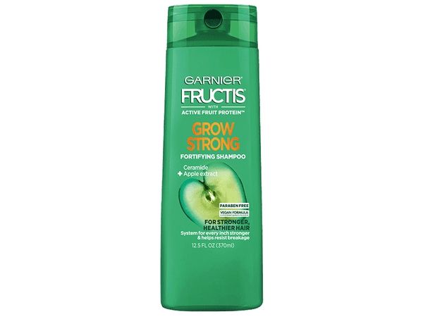 Garnier Fructis Grow Strong Shampoo 400ml - Strengthens and Reduces Hair Breakage