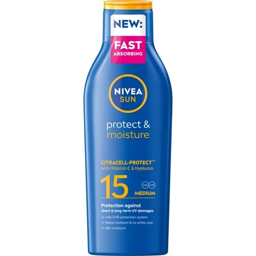 NIVEA Protect & Moisture Sun Lotion SPF15 200 ml, bild 4