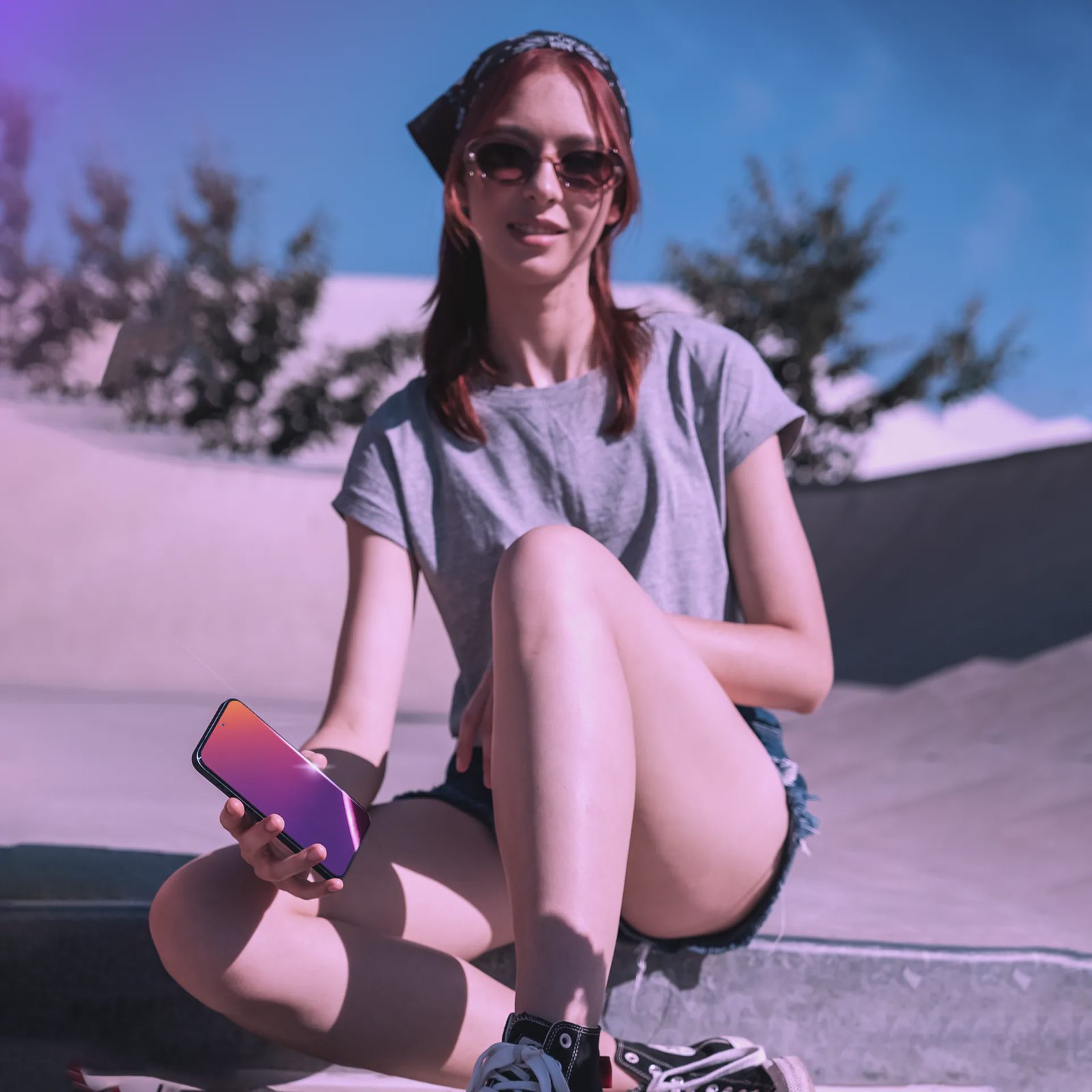 3mk Rainbow Privacy härdat glas till Apple iPhone 14 Pro, bild 3