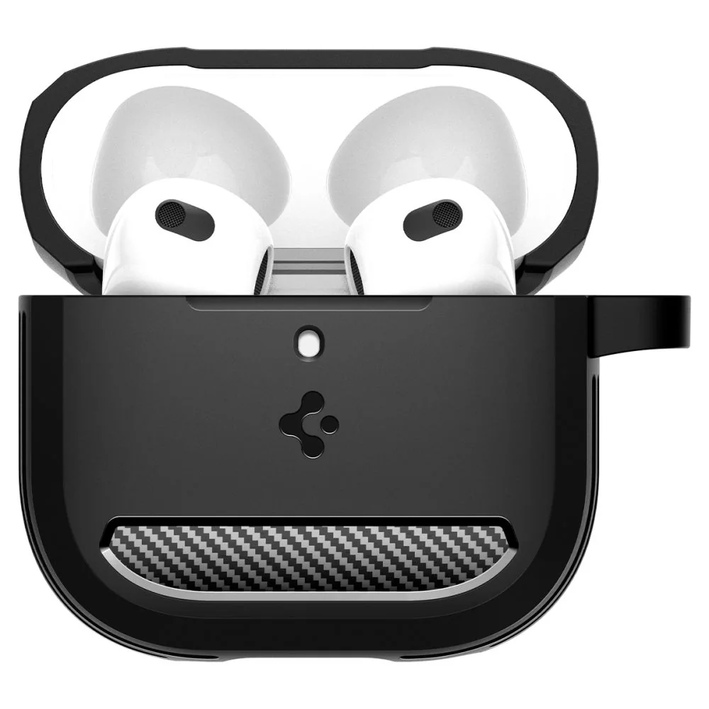Spigen AirPods 4/5 Fodral Rugged Armor - Svart, bild 3