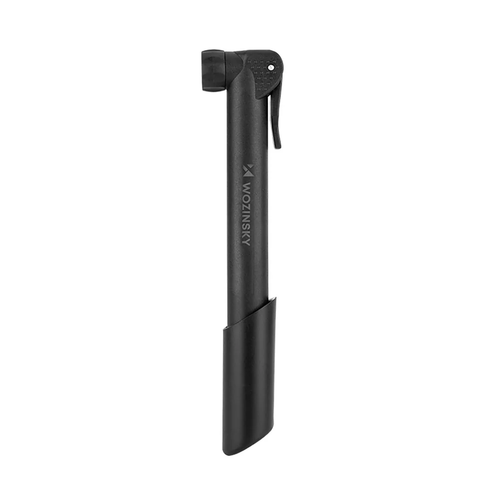 Wozinsky cykelpump liten smidig / handpump cykel / portabel cykelpump / minipump cykel - Svart