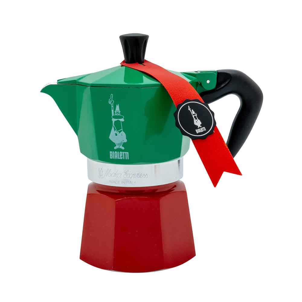 Bialetti Moka Express Italia - 15,5 cm - 130 ml