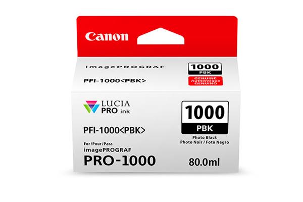 Bläckpatron PFI-1000PBK foto svart 80 ml för, bild 3