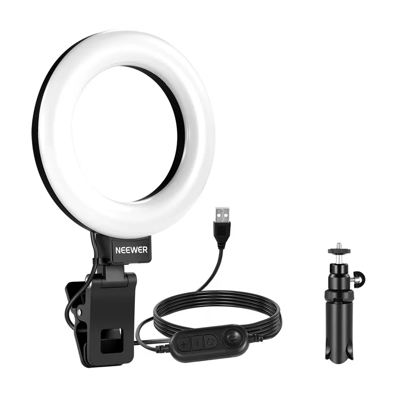 Neewer ringlampa med klämma 5" / bordsstativ BR60