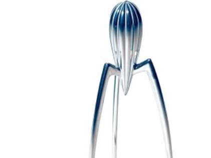 Alessi Juicy Salif PSJS citruspress, gjuten aluminium, silverfärgad