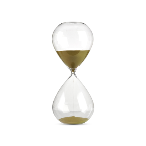 POLSPOTTEN - Sandglass Ball - Timglas - L - Guld