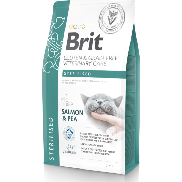 Brit GF Vet Diets Care Cat Sterilised 5 kg