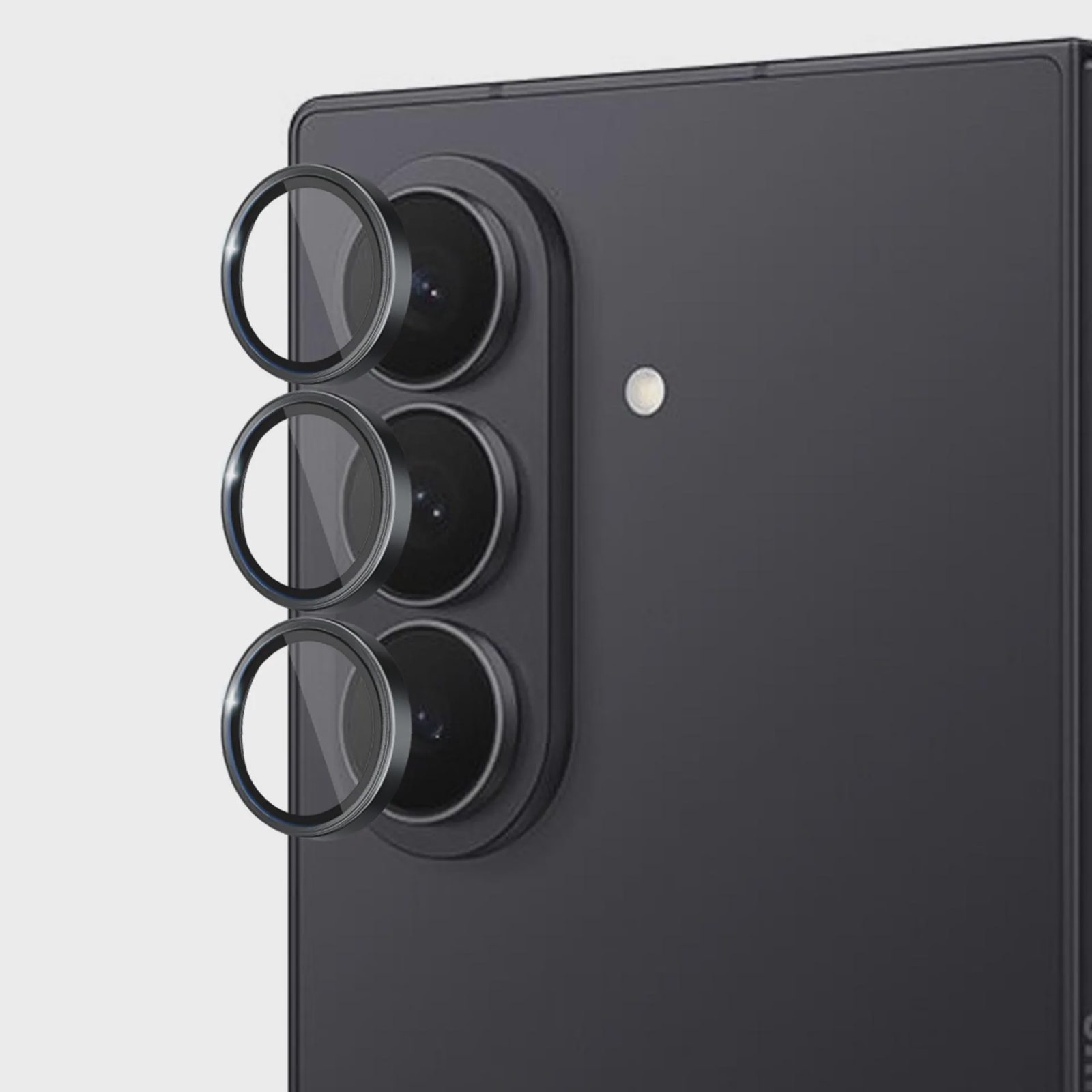3mk Lens Protection Pro – skyddsglas för kameralinsen till Samsung Galaxy Z Fold 7 – Svart, bild 2