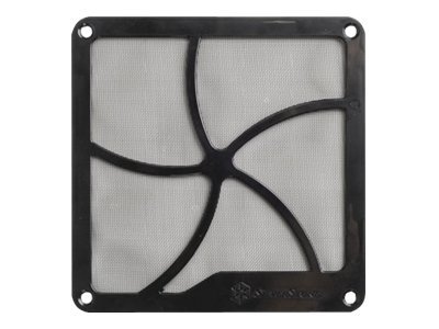 Silverstone FF122, Andra, ABS synthetics, Svart, Silver, 120 mm, 120 mm, 120 mm