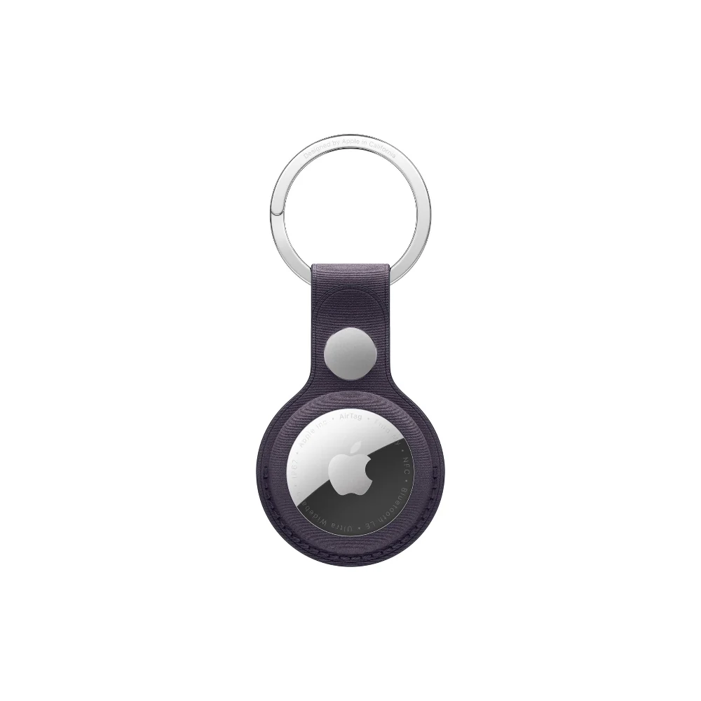 Apple FineWoven nyckelring för Apple AirTag (Midnight Purple)
