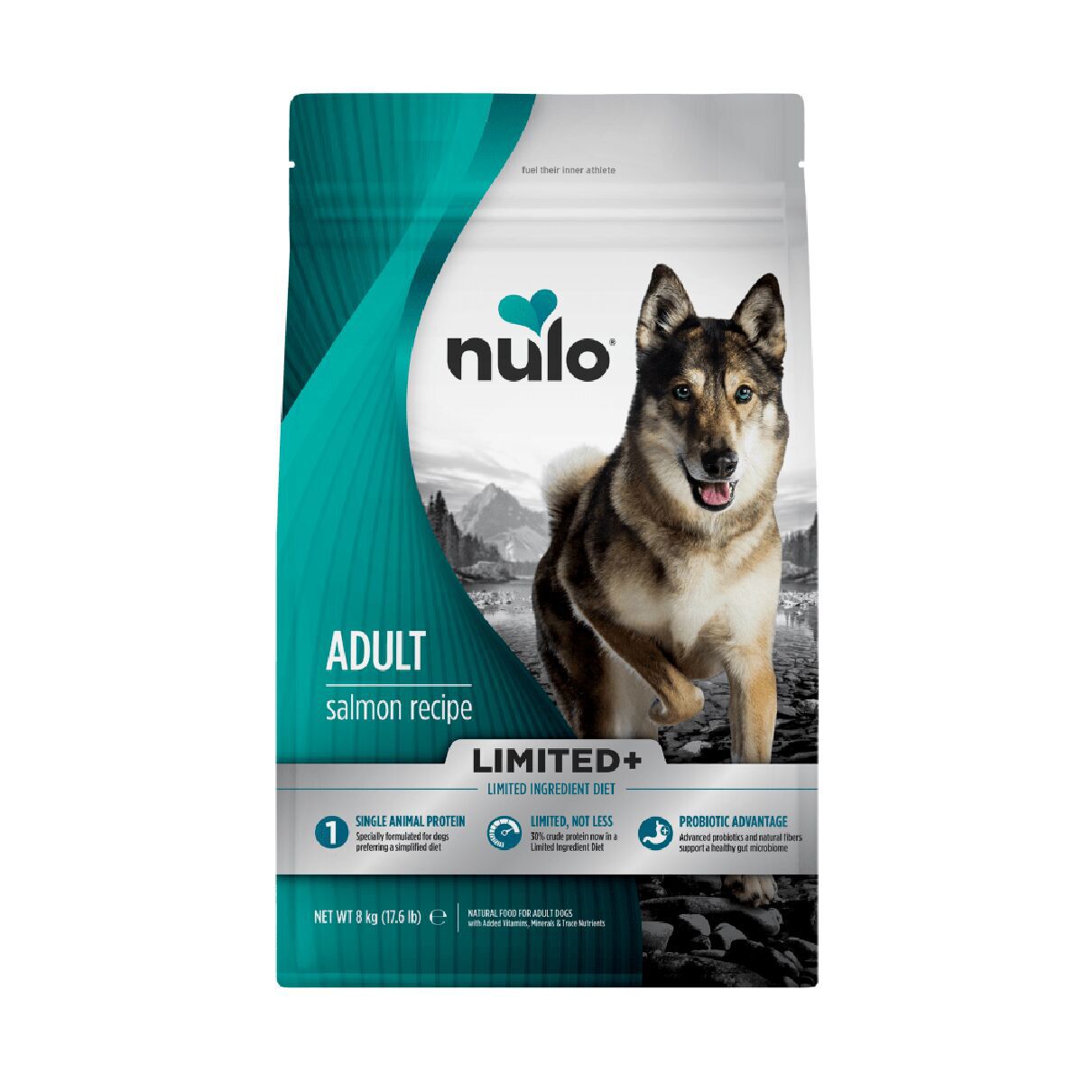 Nulo Limited+ Dog Adult Fresh Salmon Torrfoder till Hund 8kg