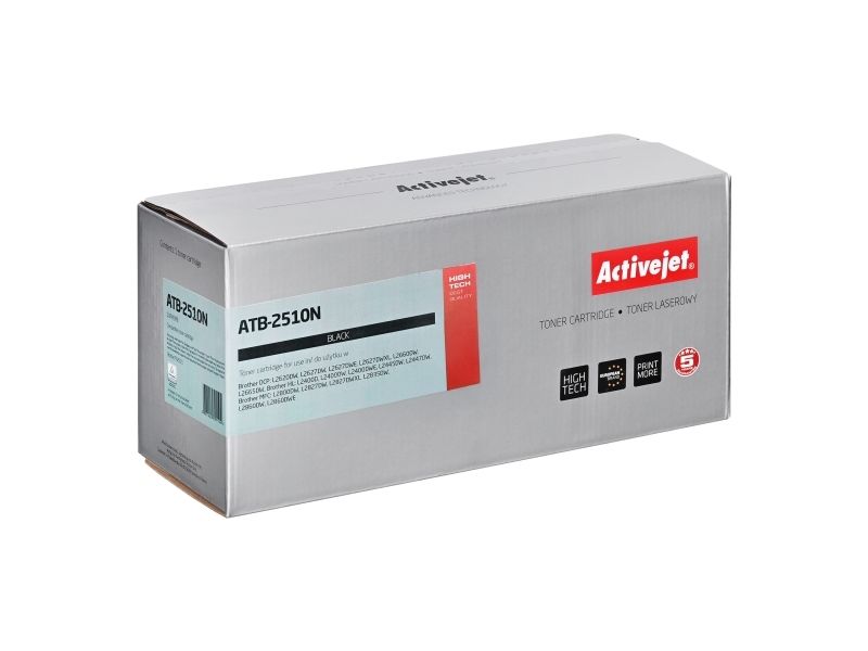 Activejet ATB-2510N Toner (ersättning för Brother TN2510 Supreme 1200 sidor svart)