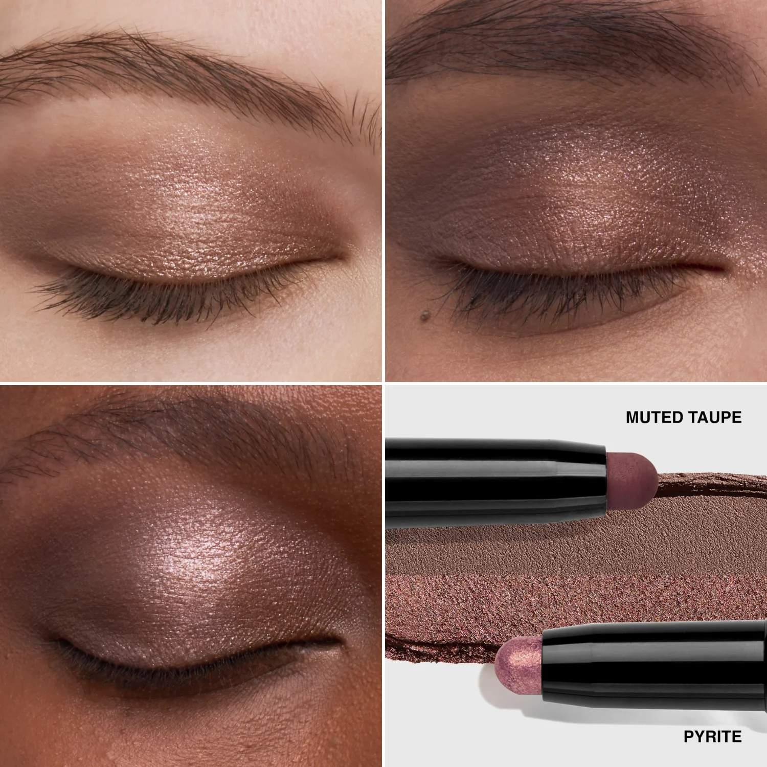 Bobbi Brown Dual-Ended Long-Wear Cream Shadow Stick Pyrite/Muted Taupe, bild 2