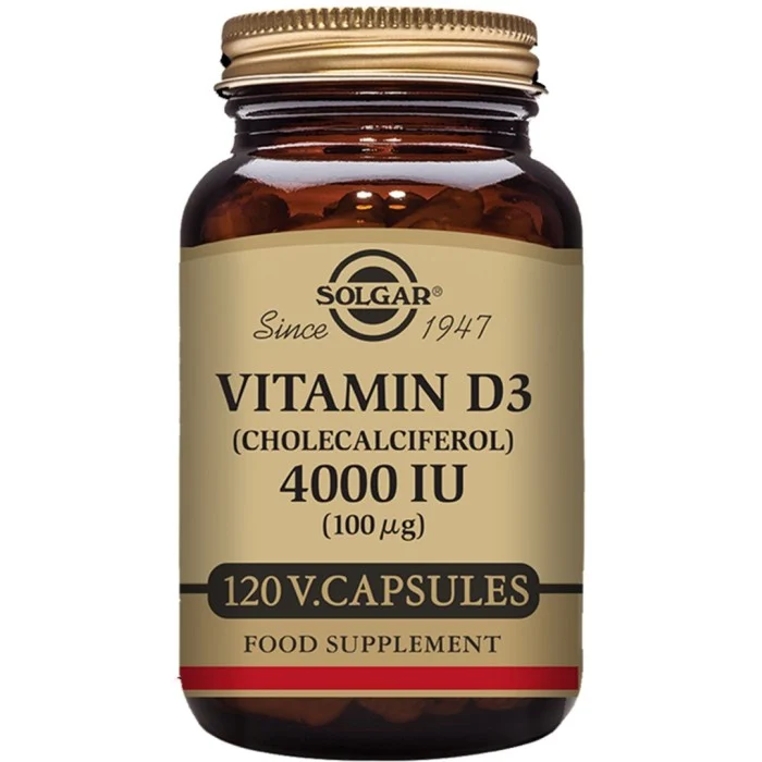 Solgar Vitamin D3 4000 IU (100 µg) 120 kapslar