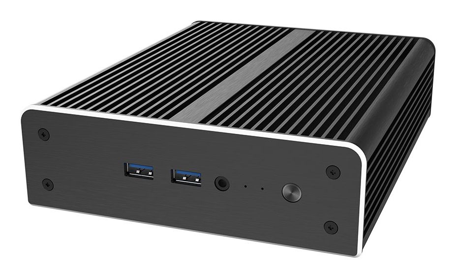 AKASA Newton AC3 A-NUC96-M1B chassi för Intel NUC 13 Pro i3 UCFF fläktlöst svart