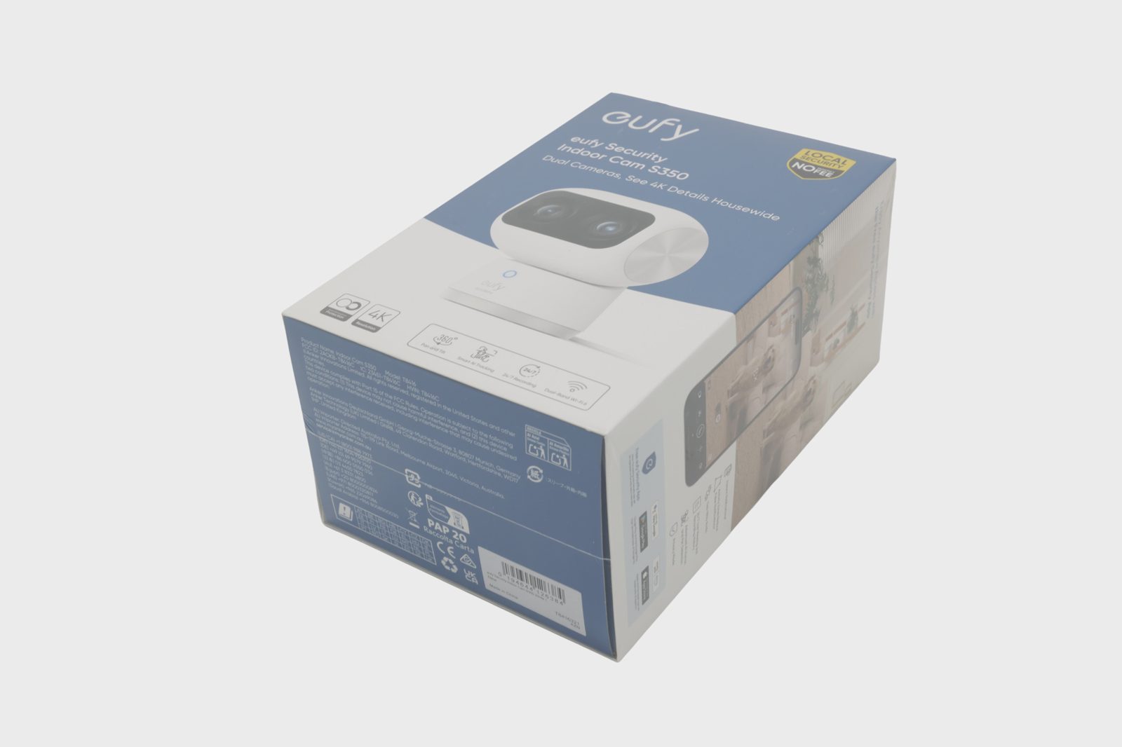 Eufy S350 4K övervakningskamera för inomhusbruk, bild 2