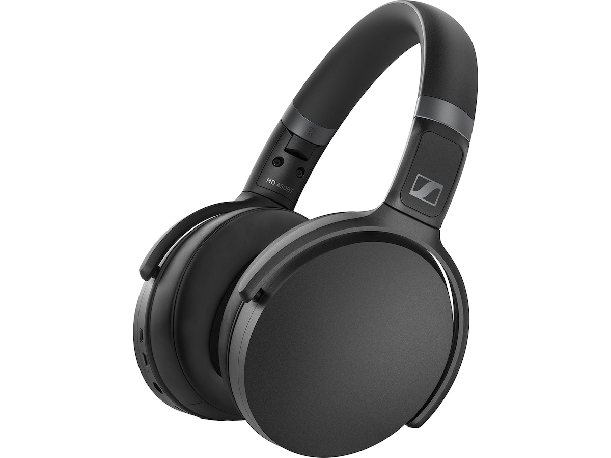 Sennheiser HD 450 brusreducerande hörlurar, svart