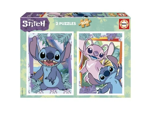 Educa Pussel: Disney Stitch 2 x 500 Bitar, bild 2