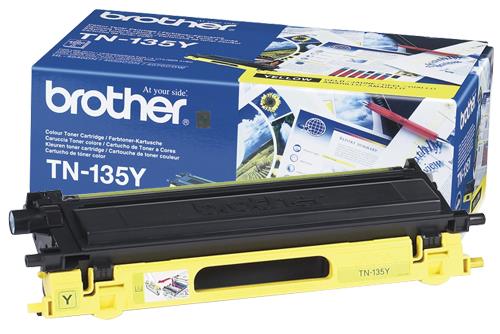 Brother Toner TN-135Y 4k Gul, bild 4