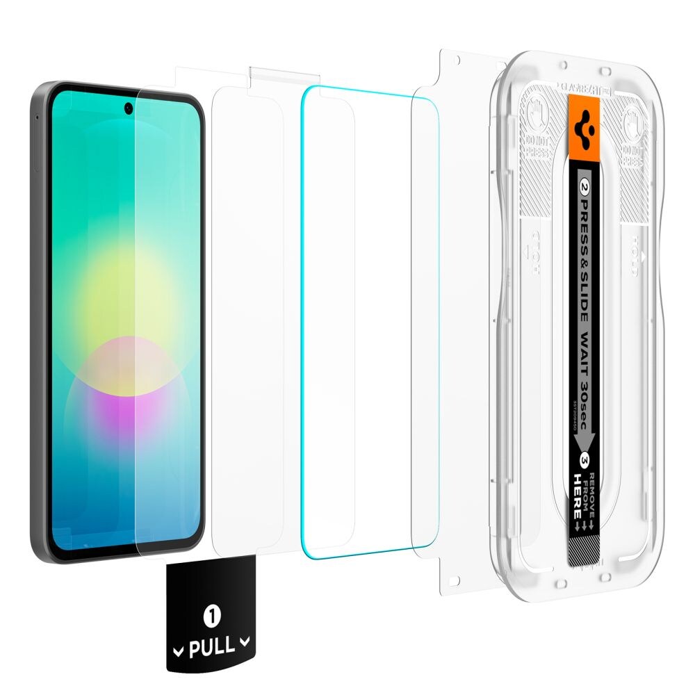 Spigen Glas.tR EZ Fit, 2-pack härdat glas till Samsung Galaxy A27 5G, bild 3