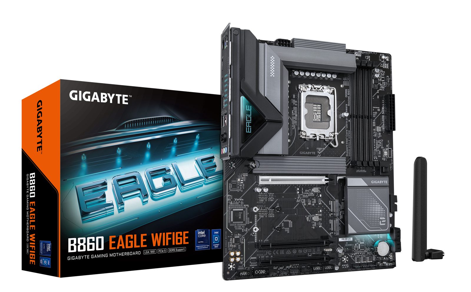 Gigabyte B860 EAGLE WIFI6E moderkort, bild 3