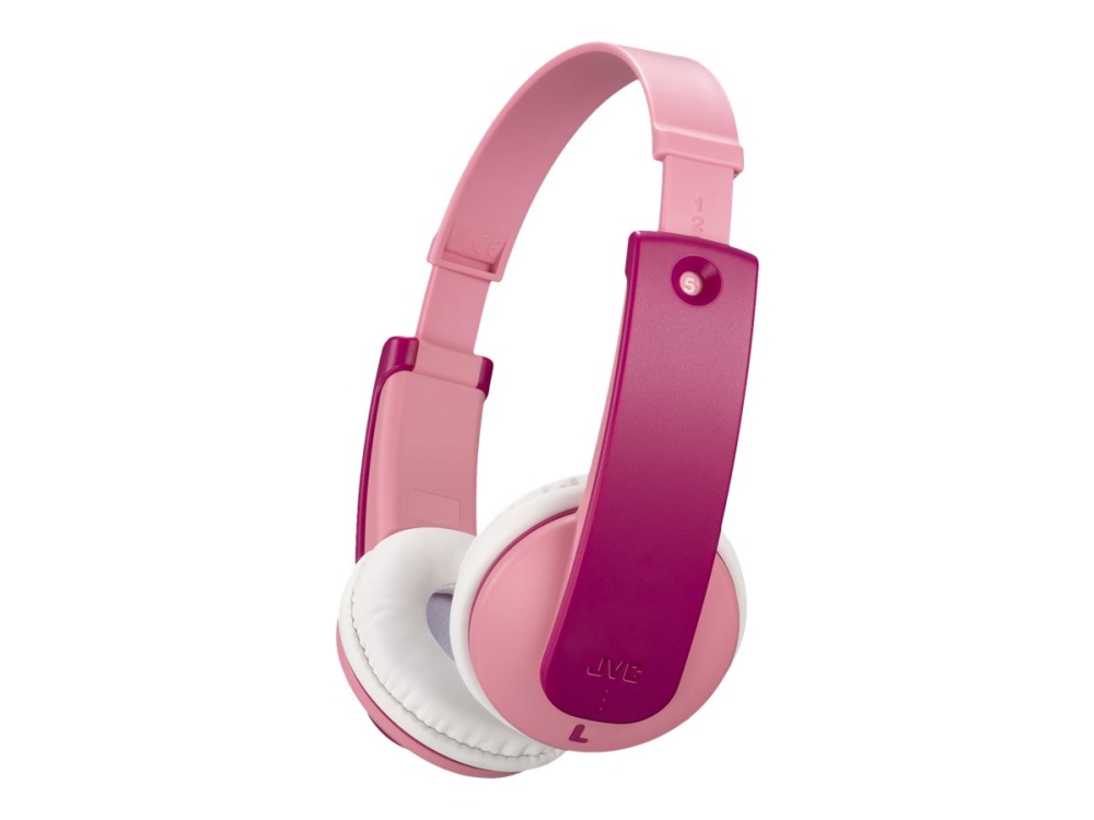 JVC TINYPHONES HA-KD10W - Hörlurar med mikrofon - på örat - Bluetooth - trådlös - rosa