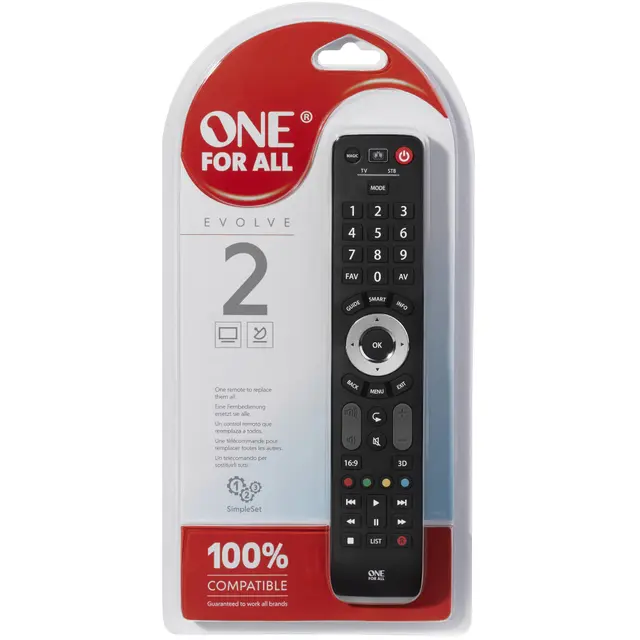 One For All Evolve 2 URC 7125 Universal fjärrkontroll