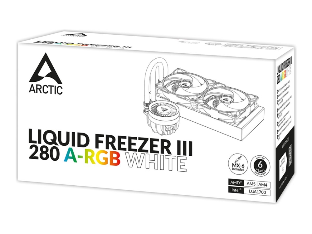 Arctic Liquid Freezer III 280 A-RGB Vit, bild 2