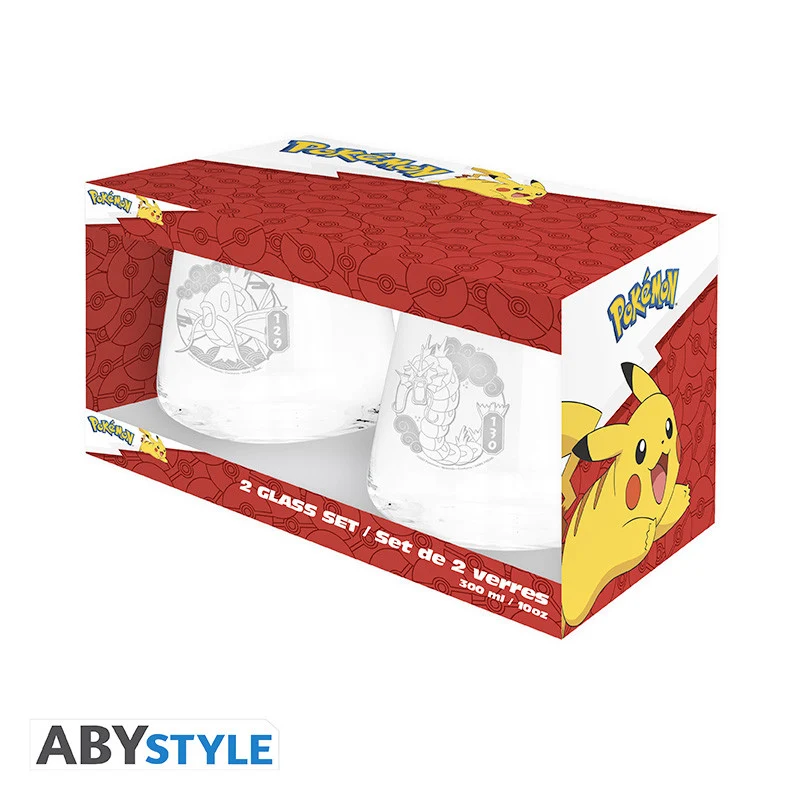Pokemon 2 Glass Set - Magikarp & Gyarados Europe - 30cl, bild 5
