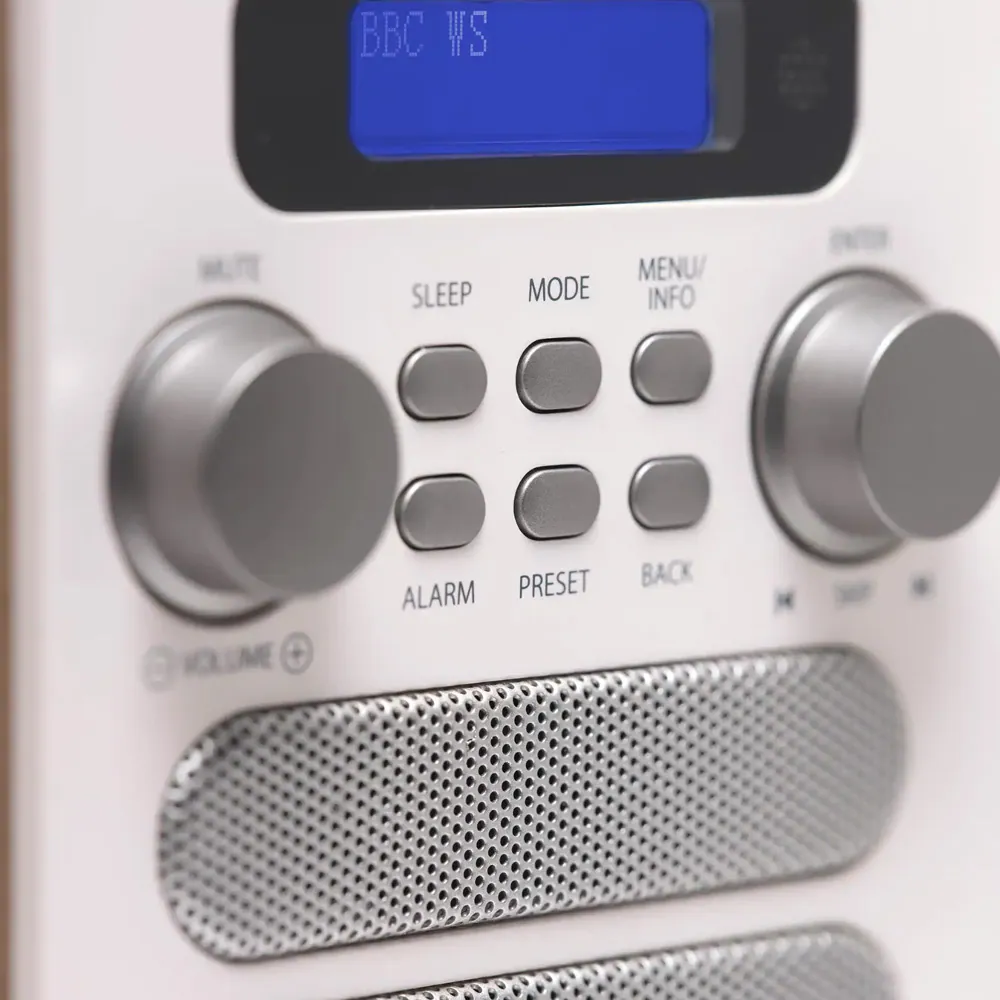 Radio FM DAB+ Bluetooth DAB-48W Vit, bild 4