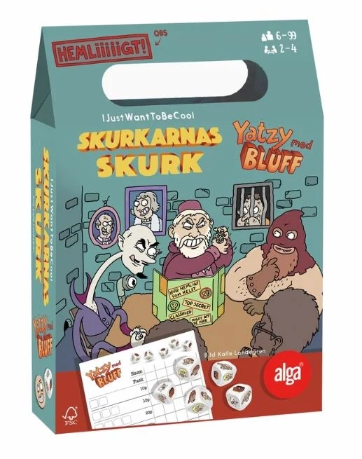 Skurkarnas Skurk Yatzy Med Bluff, bild 2