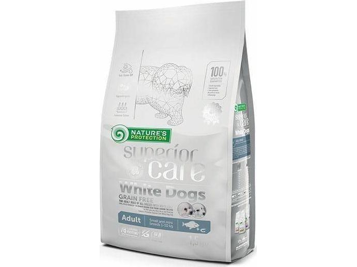 Nature's Protection NATURES PROTECTION PIES 1,5 kg SUPERIOR CARE WHITE DOG ADULT SMALL WHITE FISH
