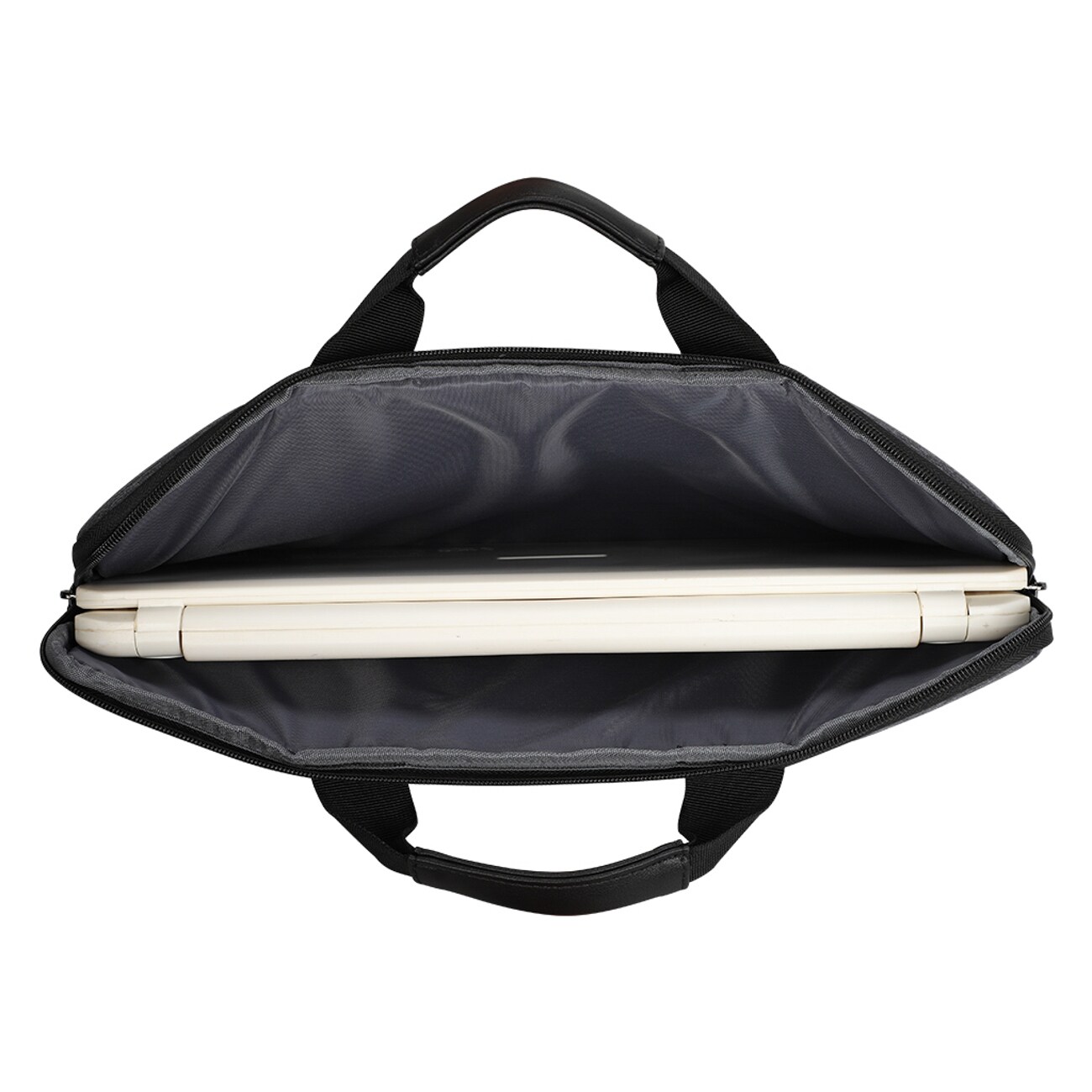 Wozinsky WTL-15 15,6-tums datorväska med handtag och metallblixtlås – grå, bild 4
