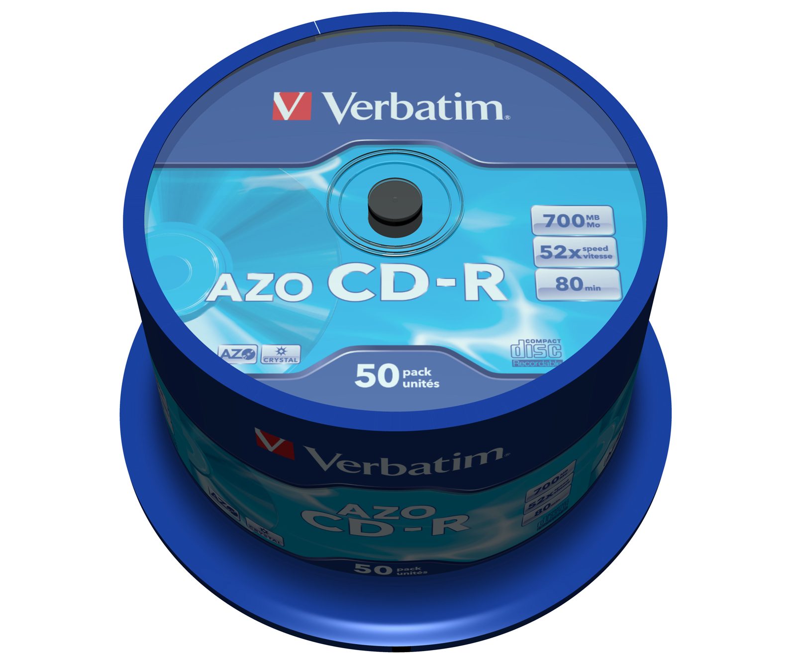 CD-R media Verbatim DataLifePlus 80 min 52X, 50-pack spindel, bild 4