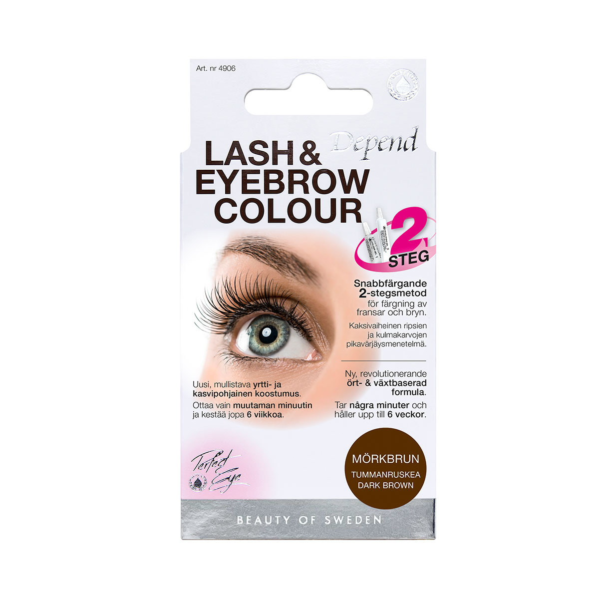 Depend Perfect Eye Lash and Eyebrow Colour Dark Brown