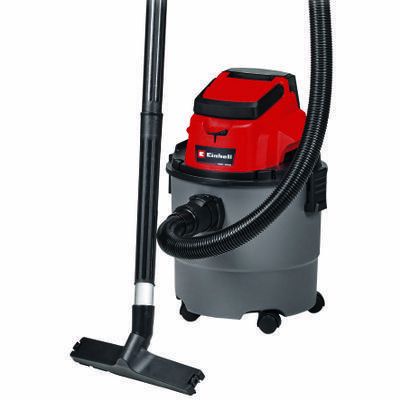 Einhell TC-VC 18/15 Li-Solo, Trummdammsugare, Torr&våt, Dammpåse, 15 l, 72 dB, Svart, Röd - SOLO