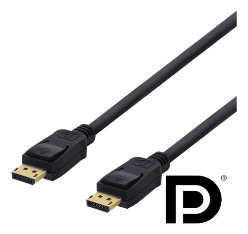 DELTACO DisplayPort 1.2 ha-ha Svart 2m 4K, bild 5