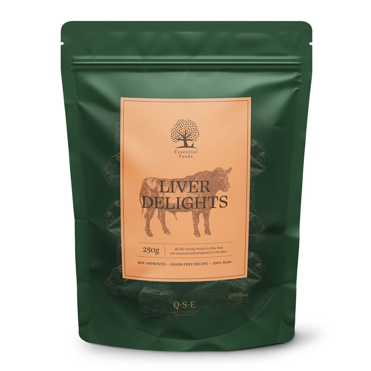 Essential Foods Liver Delights Hundgodis 250 g