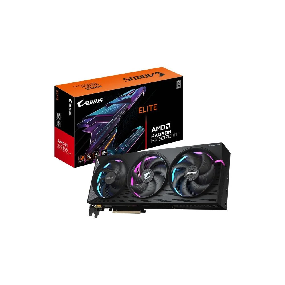 Gigabyte Radeon RX 9070 XT AORUS ELITE 16G grafikkort