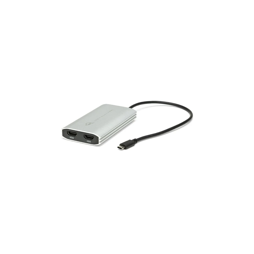 OWC USB-C Dual HDMI 4K Display Adapter med DisplayLink & Power Pass-Through
