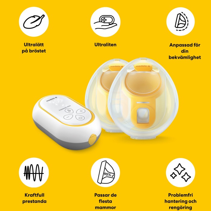 Medela Freestyle Mini Handsfree dubbelbröstpump, 1 st, bild 3