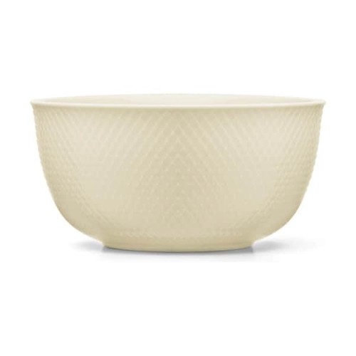 Lyngby Porcelæn - Rhombe Earth Serveringsskål - Ø22 cm - Marmor
