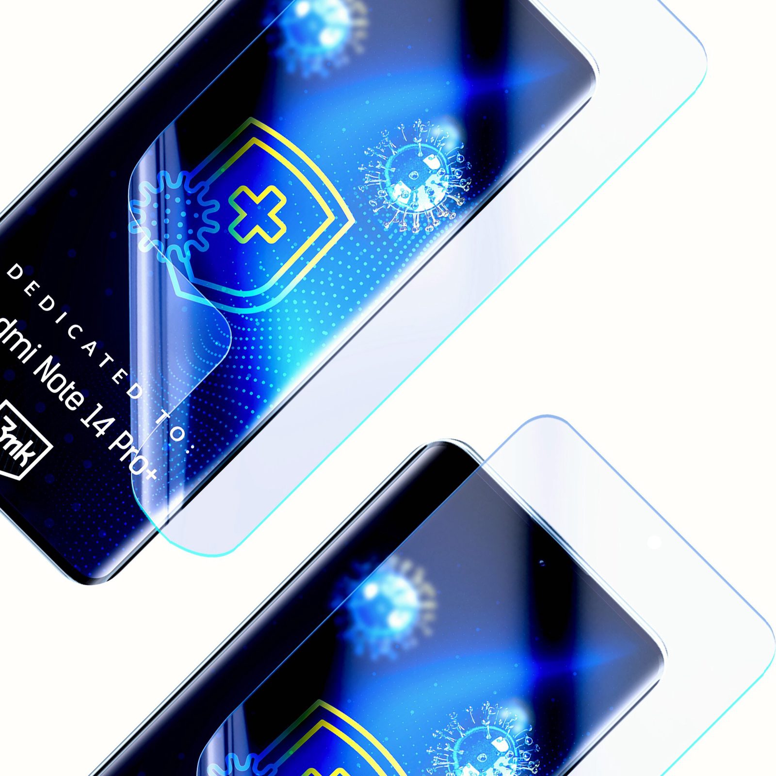 3mk SilverProtection+ skyddsfilm för Xiaomi Redmi Note 14 Pro+, bild 5