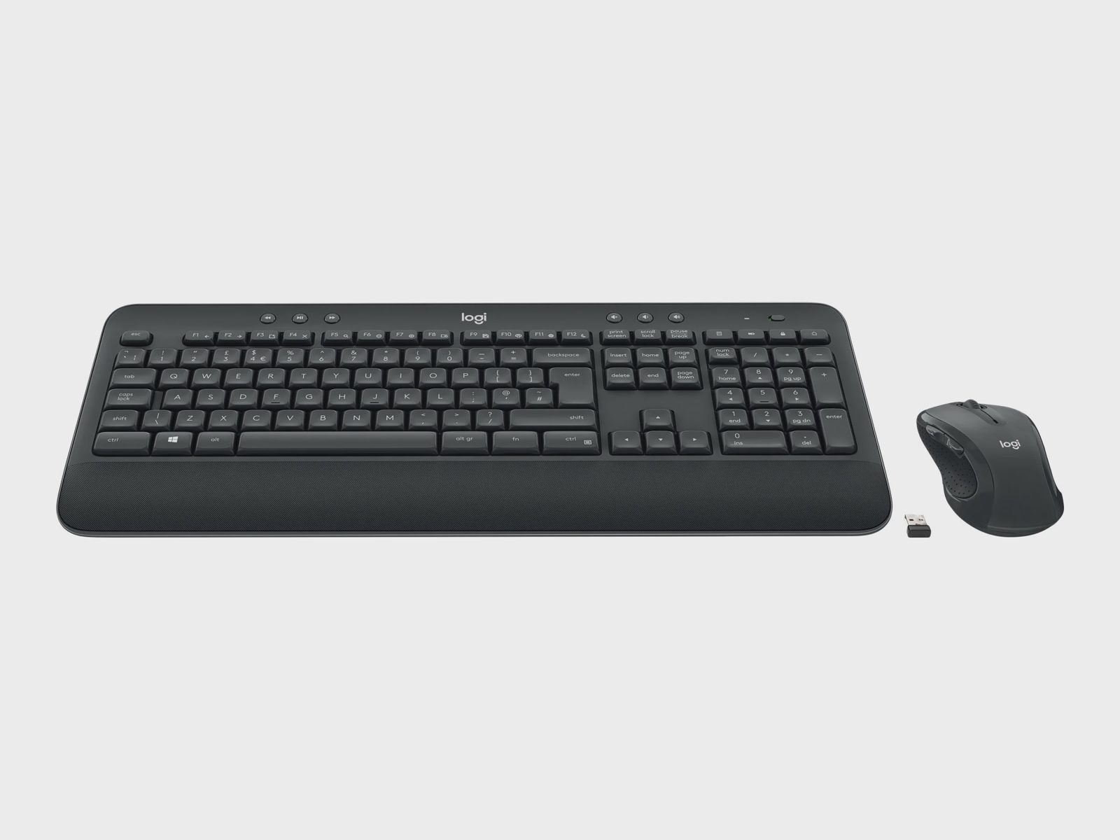 Logitech MK545 Advanced Combo, RF, tyskt