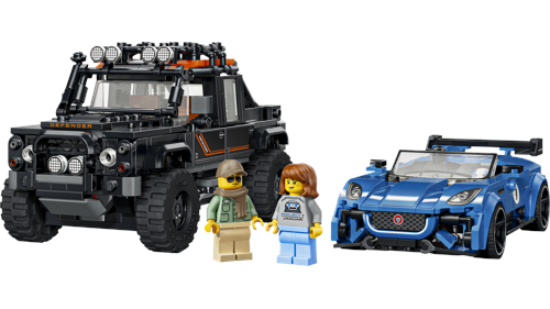 LEGO Speed Champions Jaguar & Land Rover 77264, bild 3