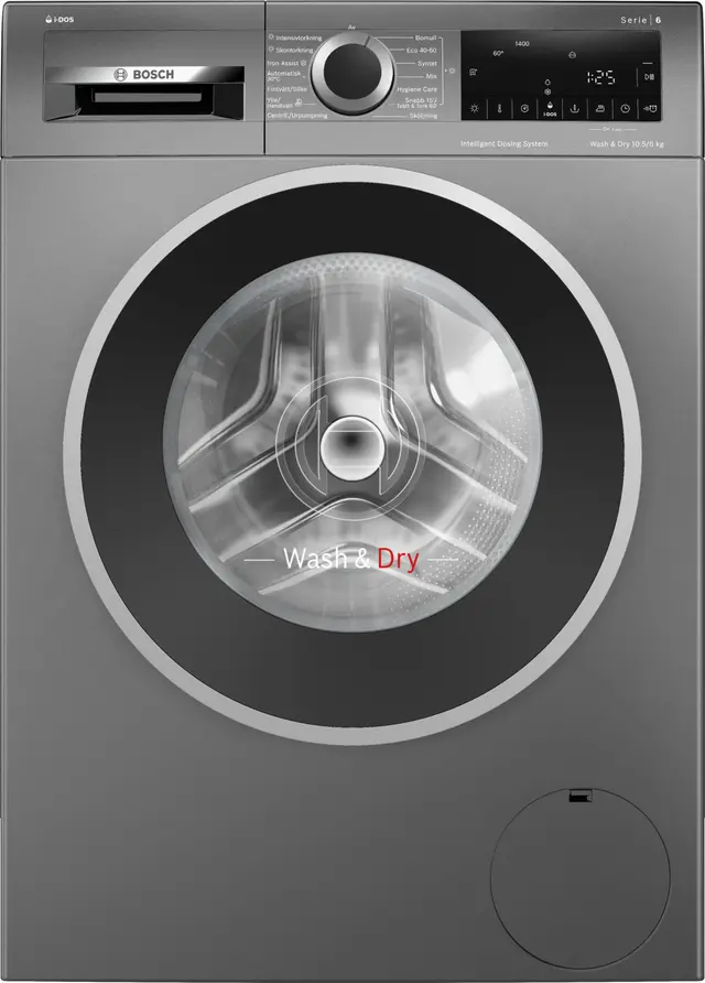 Bosch Serie 6 Kombinerad Tvättmaskin/Torktumlare WNG254ARSN (10.5/6kg)