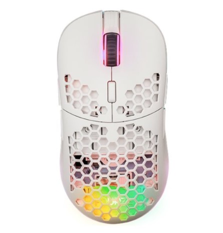 Fourze GM900 Wireless Gaming Mouse, 16000 dpi, RGB - Vit, bild 3