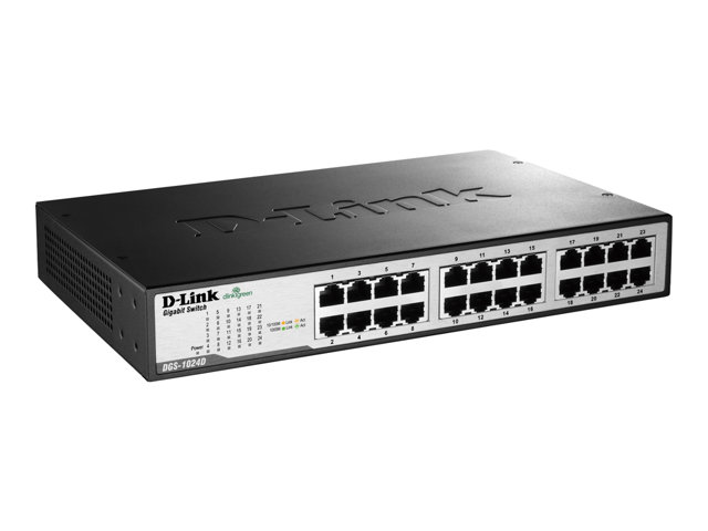 D-Link DGS-1024D Gigabitswitch 24 portar, bild 4